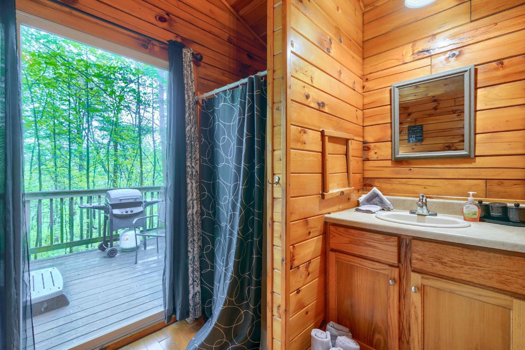 Blue Rose Cabins - Wildwoods Cabin Logan Eksteriør billede